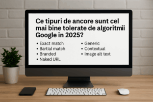 Ce tipuri de ancore sunt cel mai bine tolerate de algoritmii Google în 2025?