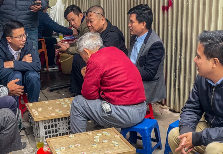 Photo concentrated men