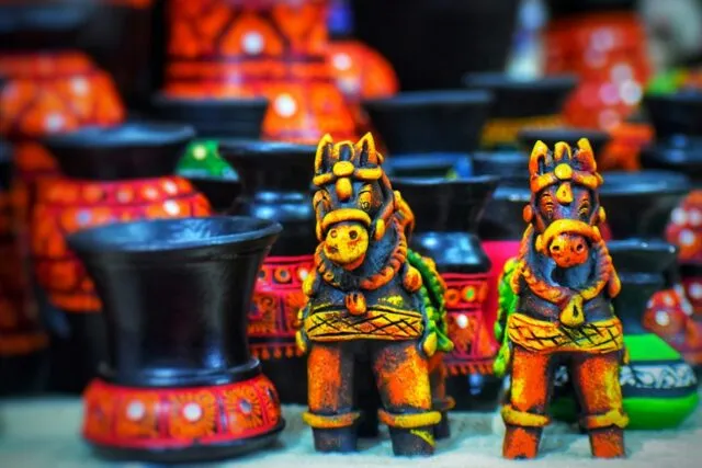Photo traditional crafts promotion modern