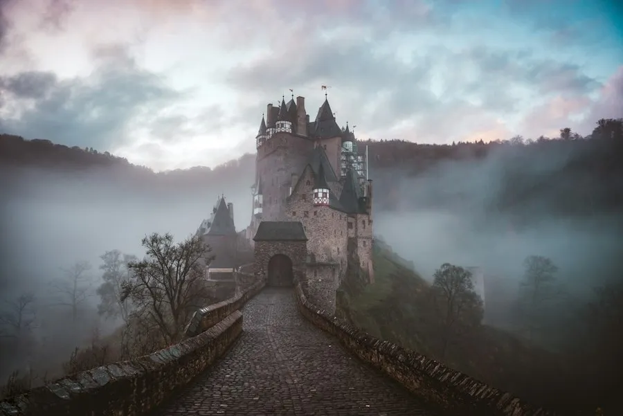 Photo medieval castles overview